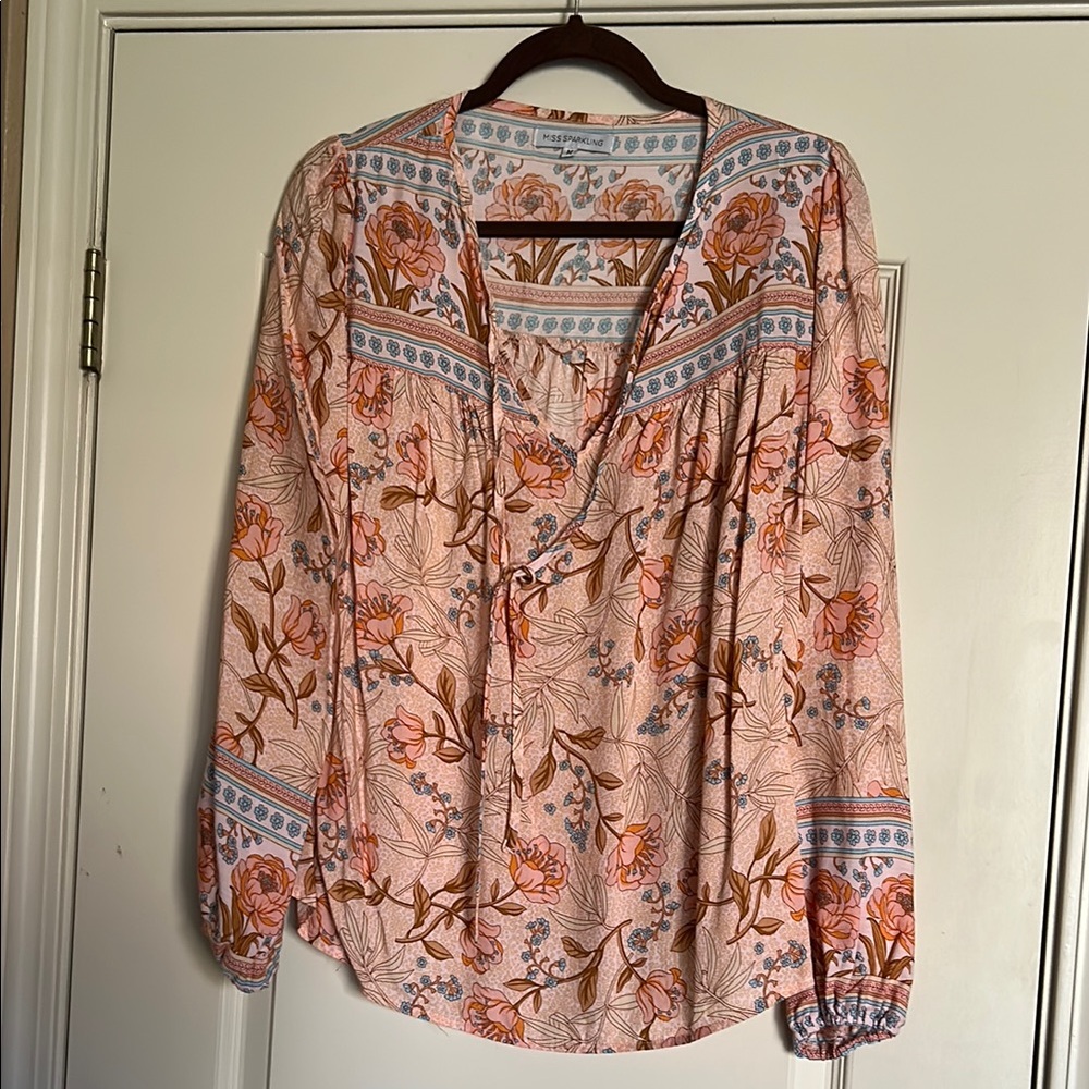 Floral Print Women's Top
